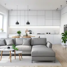 Salon z aneksem kuchennym 18 m²: jak urządzić?