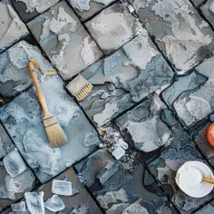Pięć sposobów na usunięcie plam z wosku na kostce brukowej