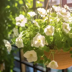 Białe kwiaty na balkon - piękna dekoracja na każdą porę roku