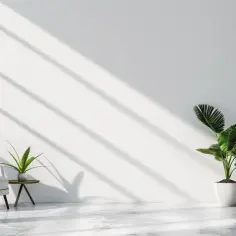 Paski na ścianie w salonie - geometryczny akcent wnętrza