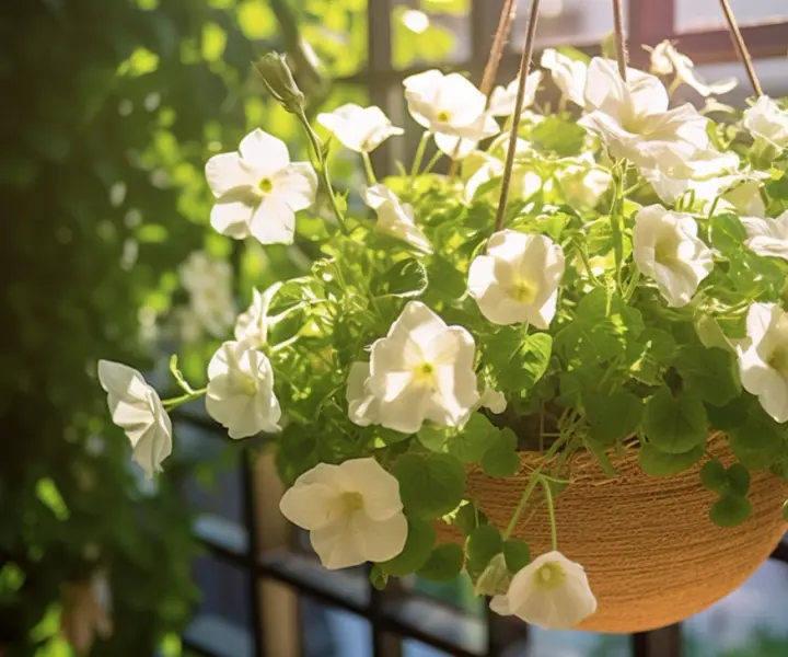 Białe kwiaty na balkon - piękna dekoracja na każdą porę roku